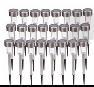 24pcs 5W High Brightness Solar Power LED Lawn Lamps