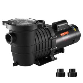 VEVOR Pool Pump 2.0HP 230V, Variable Dual Speed Pumps 1500W, 5520 GPH Max Flow, Powerful Self-priming Swimming Pool Motor for Above Ground Pool, w/ St
