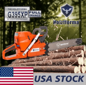 US STOCK - 93.6cc Holzfforma¬Æ G395XP Gasoline Chain Saw With Hearing Protectors Helmet Without Guide Bar & Chain 2-4 Days Delivery Time Fast Shipping