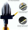 Bathroom Long Handle Floor Gap Wiper No Dead Corner Hard Bristle Floor Cleaning Ceramic Tile Brush