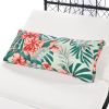 GO 90.55" Outdoor Patio Daybed with Curtain, Sunbed with Cushion and Colorful Pillow, Wicker Lounge Chairs Backrest Adjustable Recliners for Pool Gard