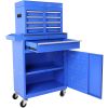 5-Drawer Rolling Tool Chest, High Capacity Tool Storage Cabinet W/Lockable Wheels, Adjustable Shelf & Anti-Slip Liner, Detachable Tool Box Organizer,