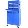 5-Drawer Rolling Tool Chest, High Capacity Tool Storage Cabinet W/Lockable Wheels, Adjustable Shelf & Anti-Slip Liner, Detachable Tool Box Organizer,