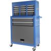 Rolling Tool Chest with Wheels 8 Drawers, Assembled Tool Cabinet Combo with Drawers, Detachable Organizer Tool Chests, Mobile Lockable Tool Box for Wo