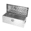 30 Inch Heavy Duty Silver Aluminum 5 Bar Tread Tool long Box Truck Pickup Trailer Toolbox Underbody Storage+Lock+Keys (30.1"√ó12.8"√ó10.4")