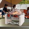 Outdoor Folding Charcoal BBQ Grill with Grill Grids