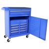 5-Drawer Rolling Tool Chest, High Capacity Tool Storage Cabinet W/Lockable Wheels, Adjustable Shelf & Anti-Slip Liner, Detachable Tool Box Organizer,