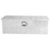 30 Inch Heavy Duty Silver Aluminum 5 Bar Tread Tool long Box Truck Pickup Trailer Toolbox Underbody Storage+Lock+Keys (30.1"√ó12.8"√ó10.4")