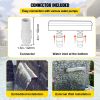 VEVOR Pool Fountain Stainless Steel Pool Waterfall 23.6" x 4.5" x 3.1"(W x D x H) Waterfall Spillway with Pipe Connector Rectangular Garden Outdoor, S
