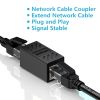 RJ45 Coupler Ethernet Coupler; In Line Coupler For Cat7/Cat6/Cat5e/Cat5 Ethernet Cable Extender Adapter Female To Female