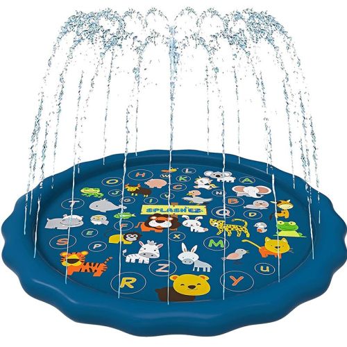 100/170 CM Children Pet Water Mat Summer Beach Inflatable Water Spray Pad Lawn Swimming Pool Mat Pet Sprinkler Outdoor Game Toy 100/170 CM Children Pet Water Mat Summer Beach Inflatable Water Spray Pad Lawn Swimming Pool Mat Pet Sprinkler Outdoor Game Toy