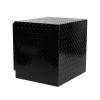 18 Inch Heavy Duty Aluminum Diamond Plate Tool Underbody Box, Waterproof Square Truck Storage Organizer Chest for Pick Up Truck Bed, RV Trailer with T